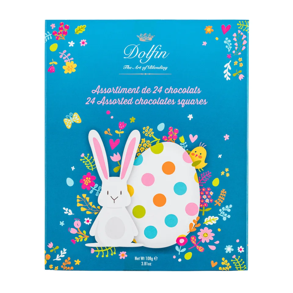 dolfin-p-ques-24-napolitains-lapins-chocolat-lait-noir image 1