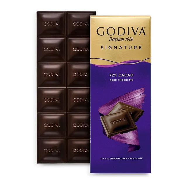 godiva-tablettes-signature-tablette-chocolat-noir-72-90g image 1