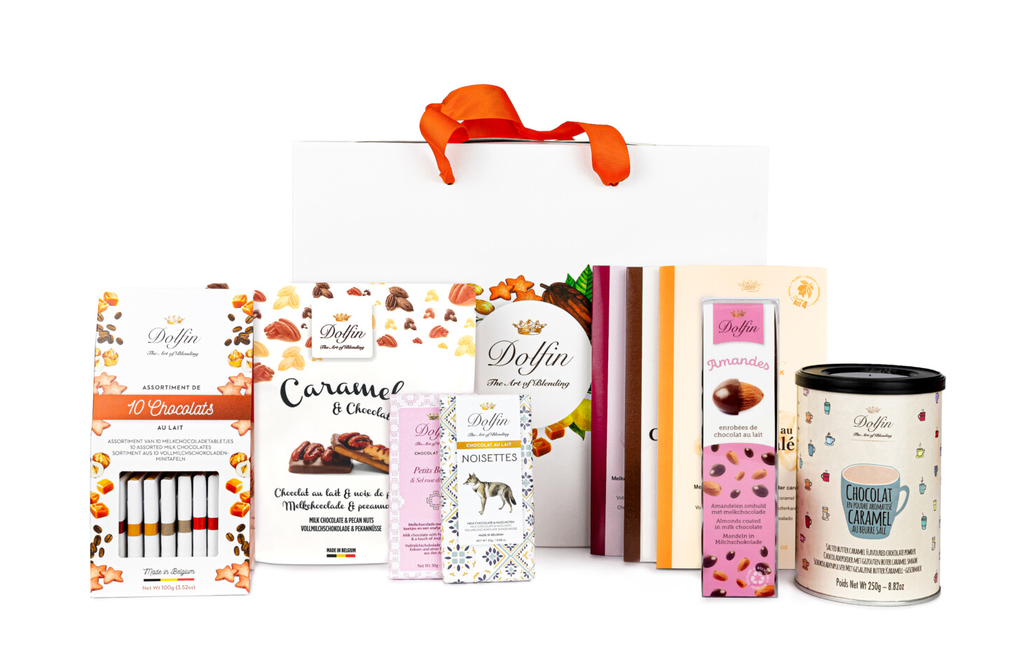 dolfin-d-lice-assortiment-cadeau-coffret-chocolat-au-lait image 1