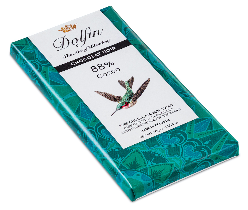 dolfin-carnets-de-voyage-chocolat-noir-88-cacao-30g image 2