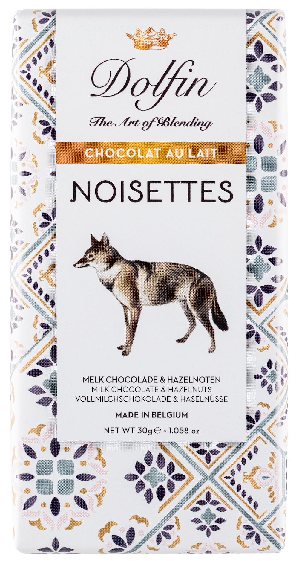 dolfin-carnets-de-voyage-carr-chocolat-lait-noisettes image 1