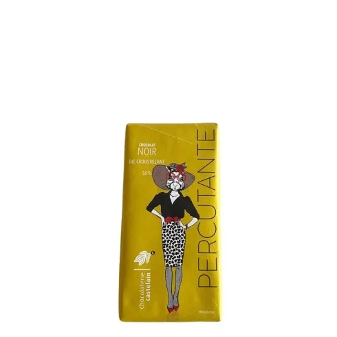 castelain-mini-tablette-chocolat-noir-56-riz-croustillant-30g image 1