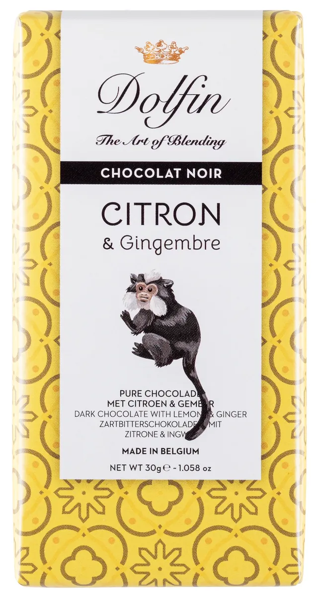 dolfin-carnets-de-voyage-citron-gingembre-tablette-noir-30g image 1
