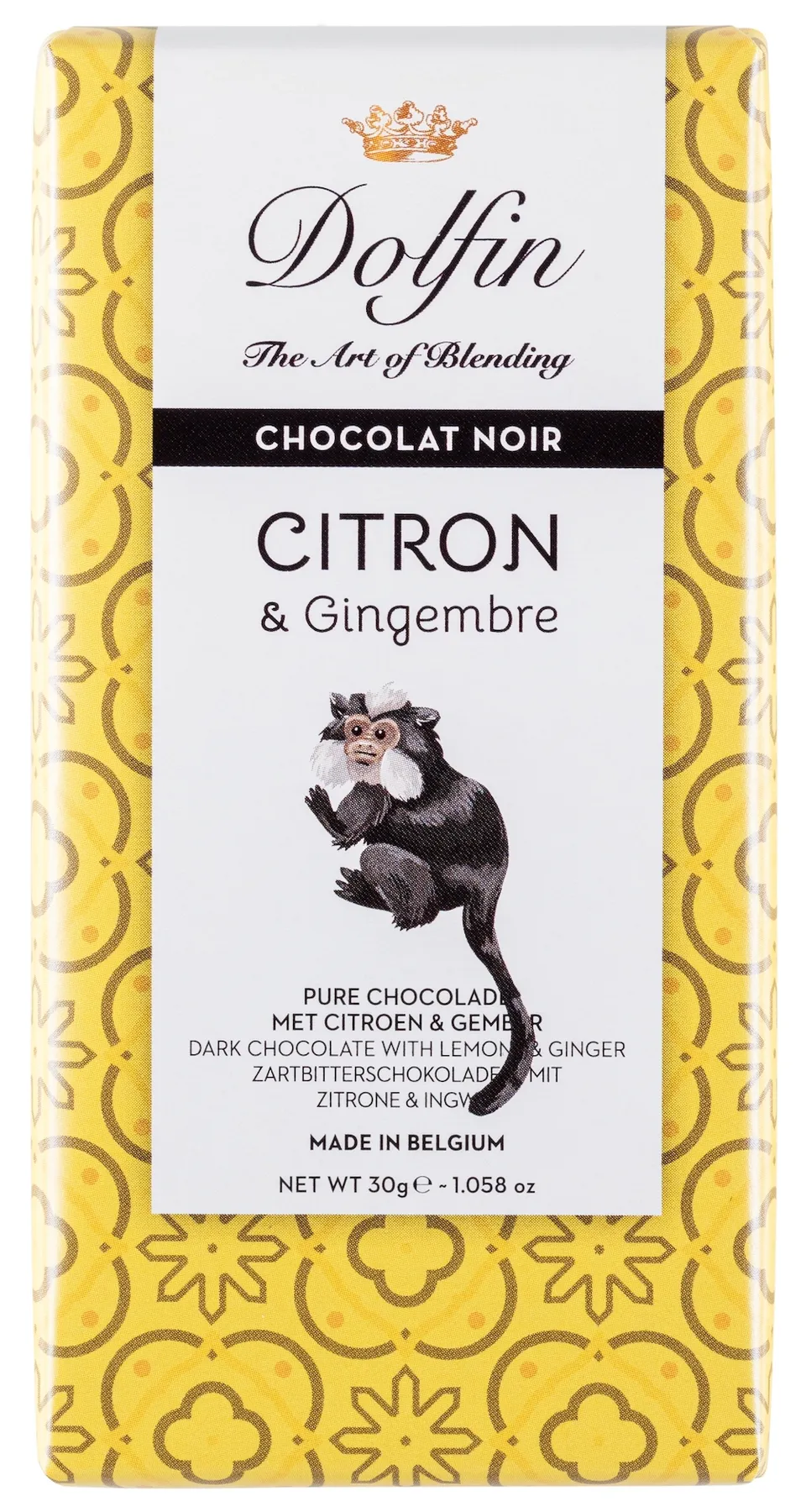 dolfin-carnets-de-voyage-citron-gingembre-tablette-noir-30g image 1