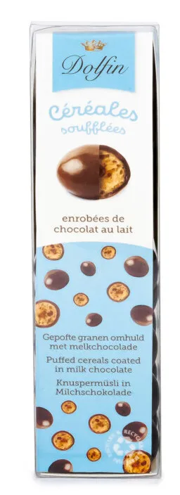 dolfin-billes-c-r-ales-souffl-es-enrob-es-chocolat-au-lait-tube image 1