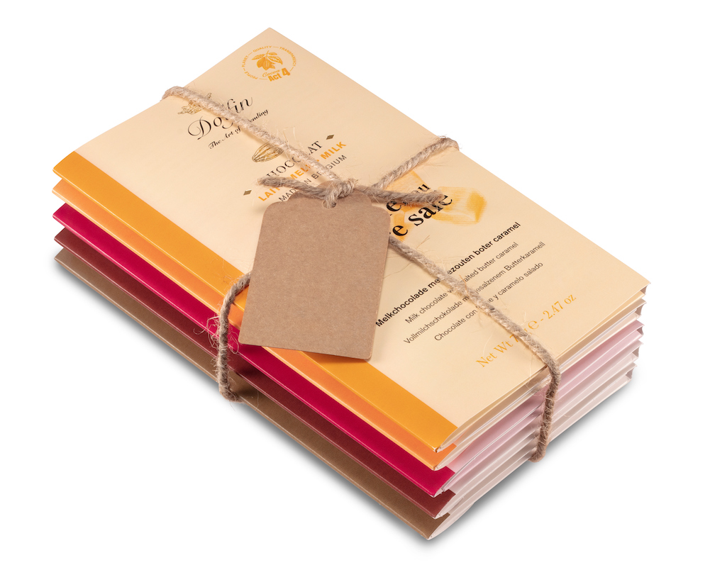 dolfin-coffrets-cadeaux-5-tablettes-chocolat-lait-assortiment image 1