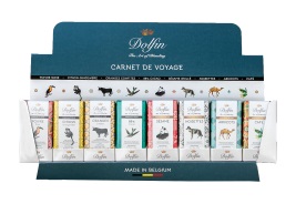 dolfin-carnets-de-voyage-display-200-tablettes-chocolat-30g image 1