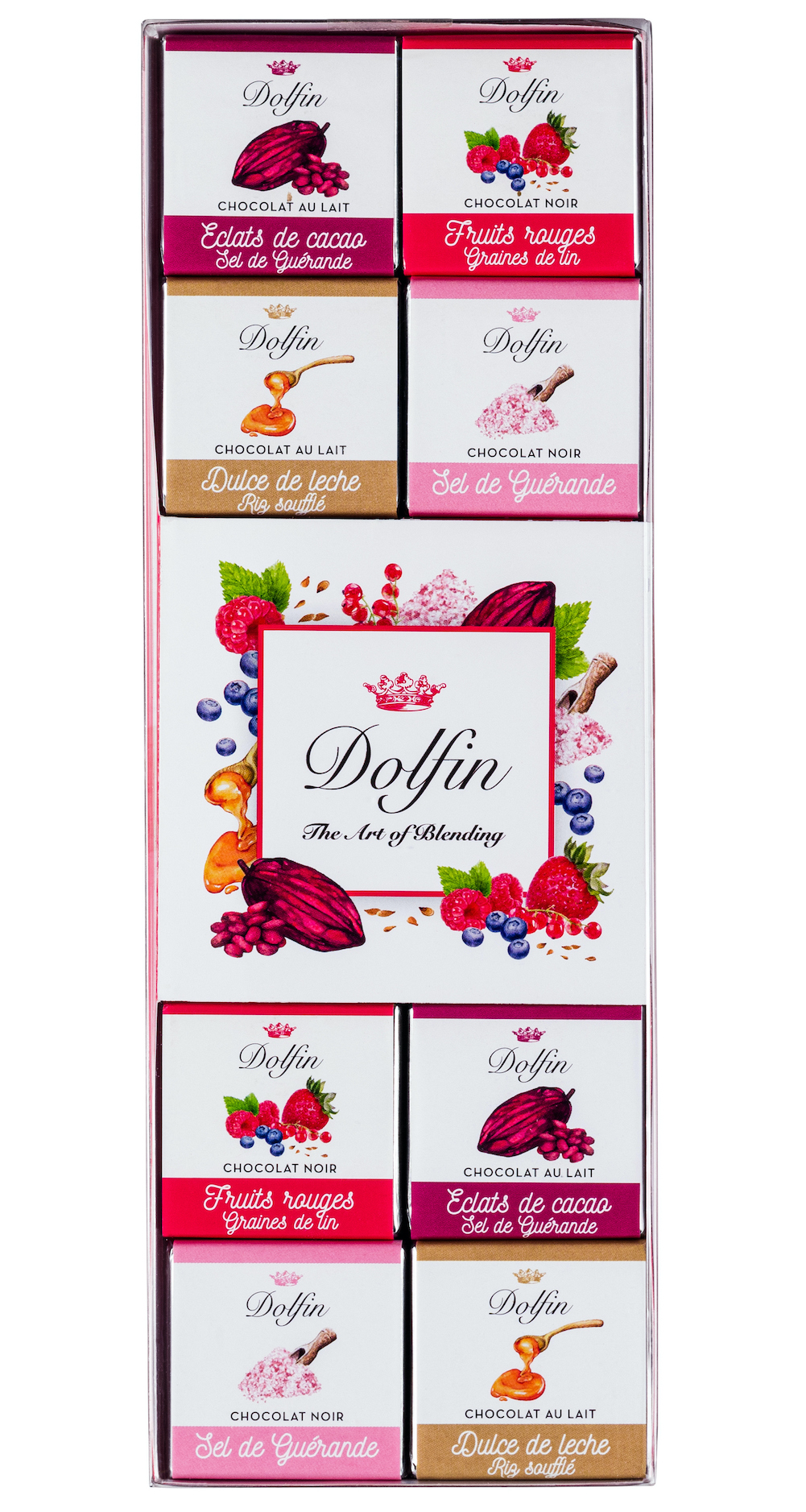 dolfin-sucr-sal-24-napolitains-assortiment-chocolat-lait-noir image 1