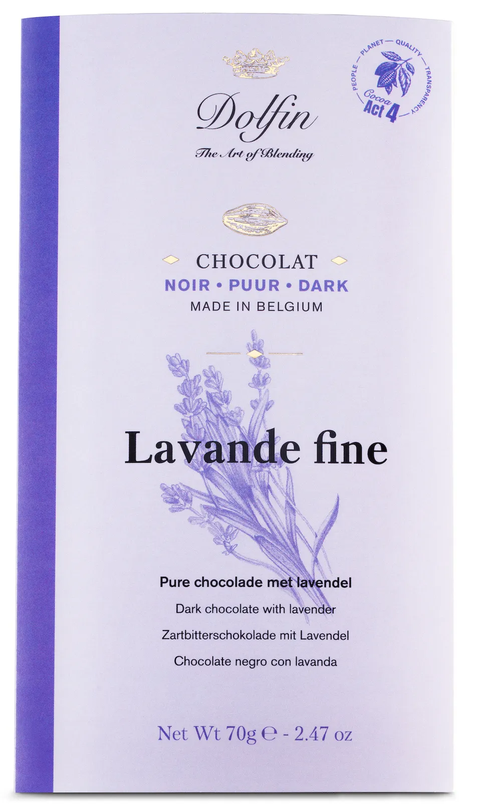 dolfin-collection-tablette-chocolat-noir-lavande-60 image 1