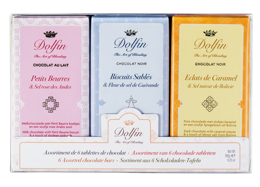 dolfin-coffret-6-tablettes-chocolat-sucr-sal image 1