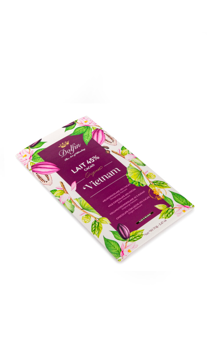 dolfin-origines-tablette-chocolat-lait-vietnam-45 image 3
