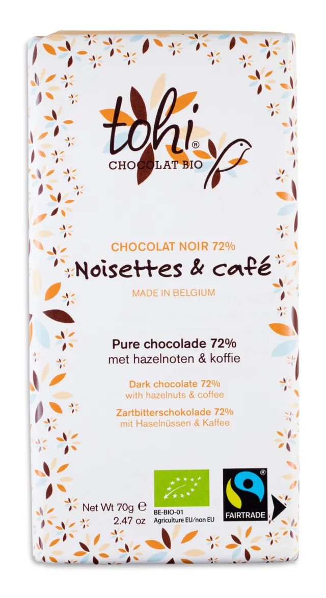 dolfin-collection-tablette-chocolat-noir-noisettes-caf-70g image 1