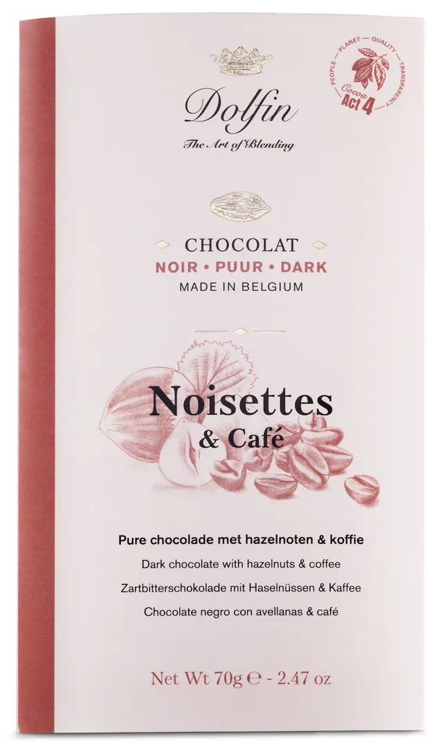 dolfin-collection-noisettes-caf-tablette-chocolat-noir-60 image 1