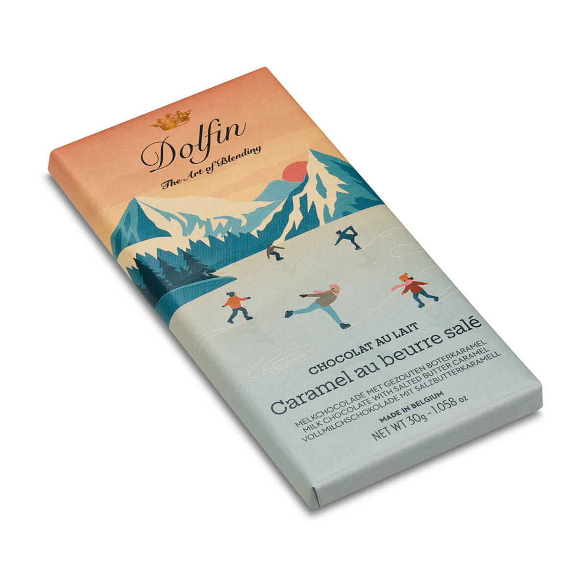 dolfin-vintage-winter-tablette-chocolat-lait-caramel-beurre-sal-30g image 2