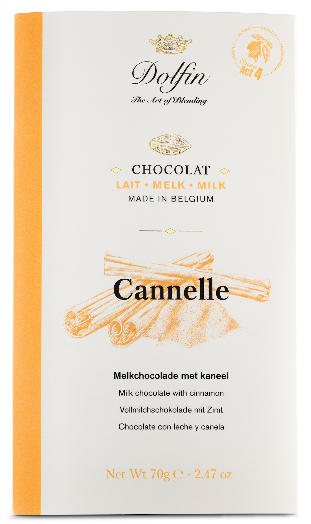 dolfin-collection-cannelle-tablette-chocolat-au-lait-cannelle-37 image 1