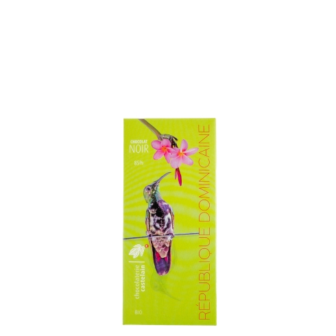 chocolaterie-castelain-mini-tablette-noir-85-dominicaine-bio-30g image 1