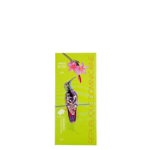 chocolaterie-castelain-mini-tablette-noir-85-dominicaine-bio-30g image 1