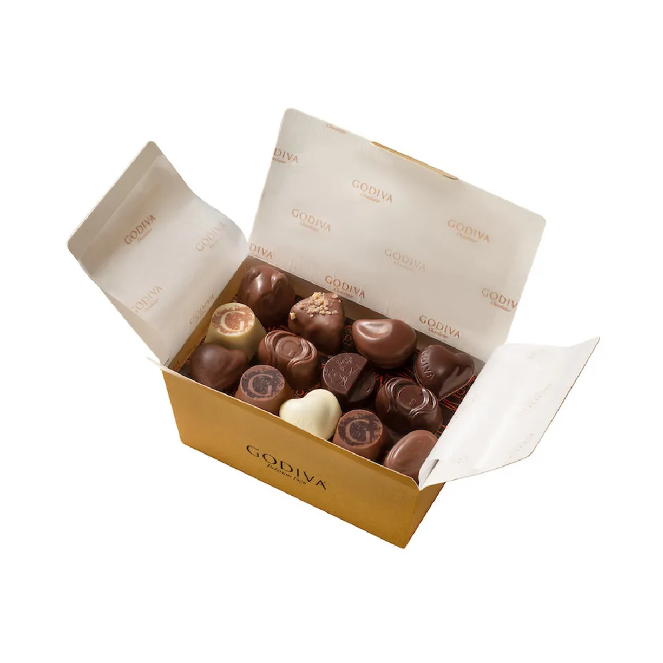 godiva-gold-ballotin-bo-te-chocolats-assortis-500g-pralin image 1