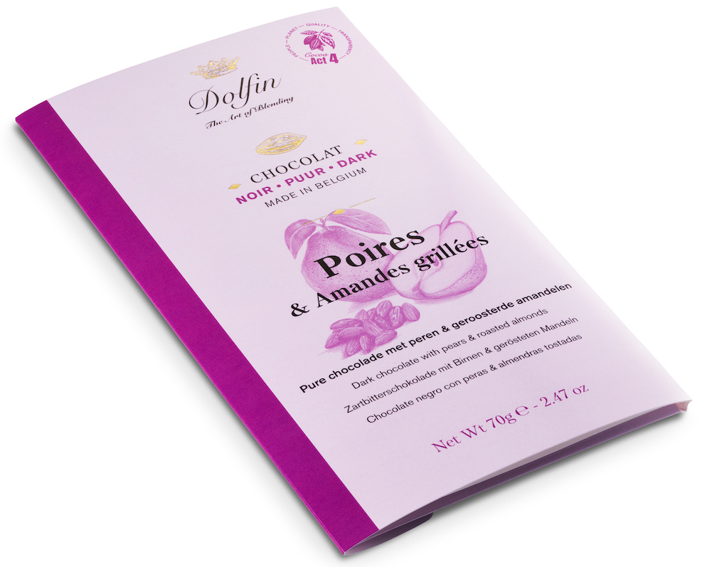 dolfin-poires-amandes-grill-es-tablette-chocolat-noir-poire image 2