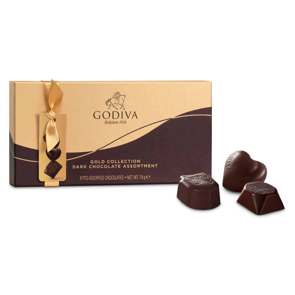 godiva-collection-or-coffret-chocolat-noir-8-pcs-pralin image 1