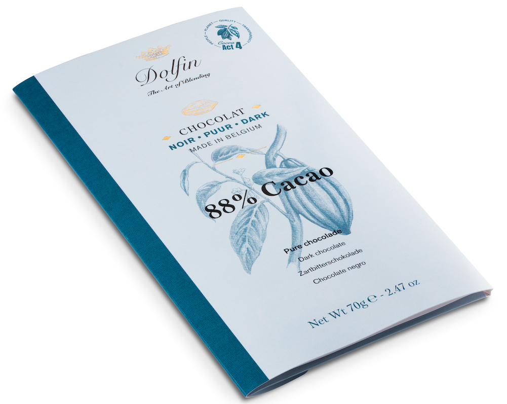 dolfin-collection-dolfin-88-de-cacao-tablette-chocolat-noir-intense image 2
