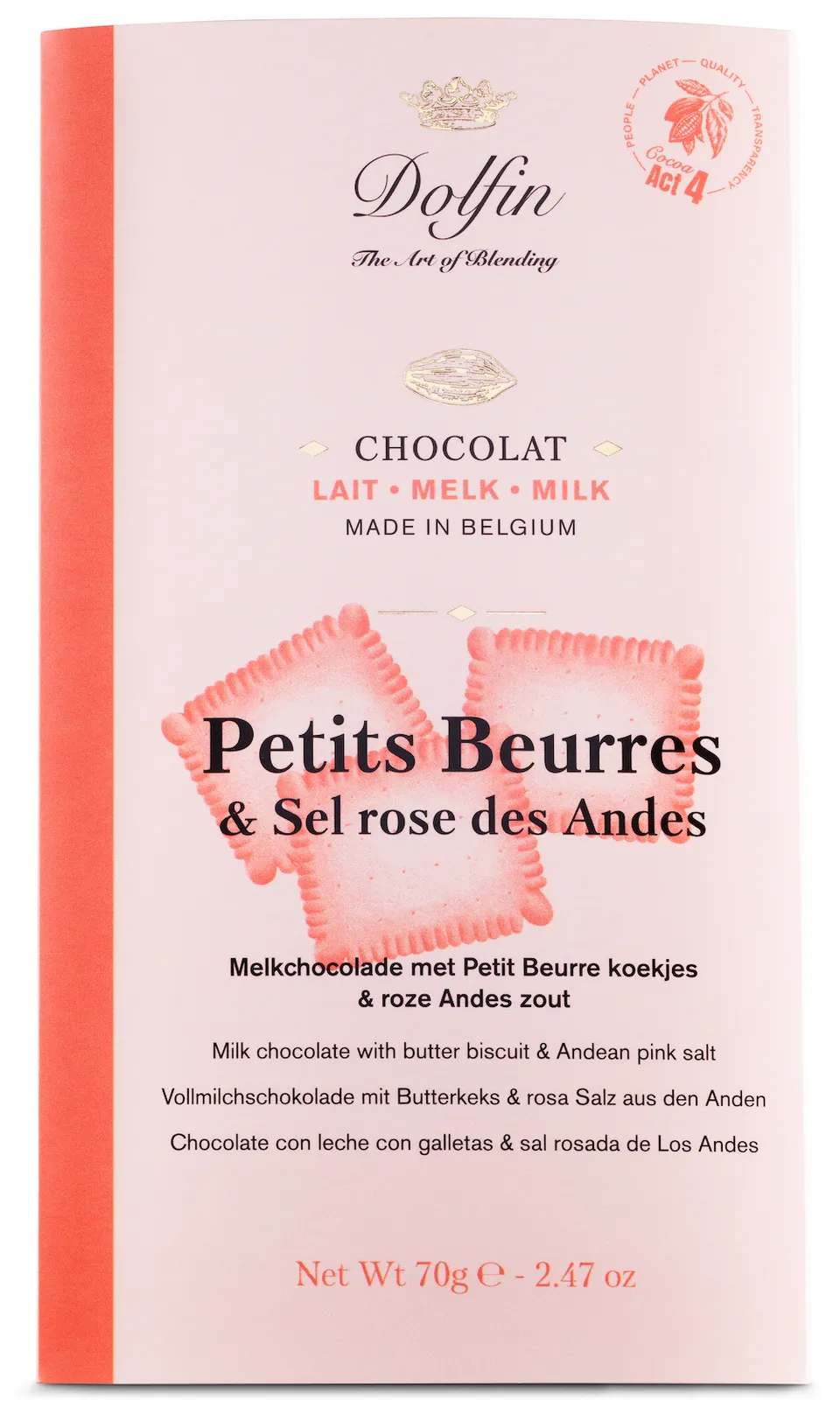 dolfin-collection-petits-beurres-sel-rose-tablette-chocolat-au-lait image 1