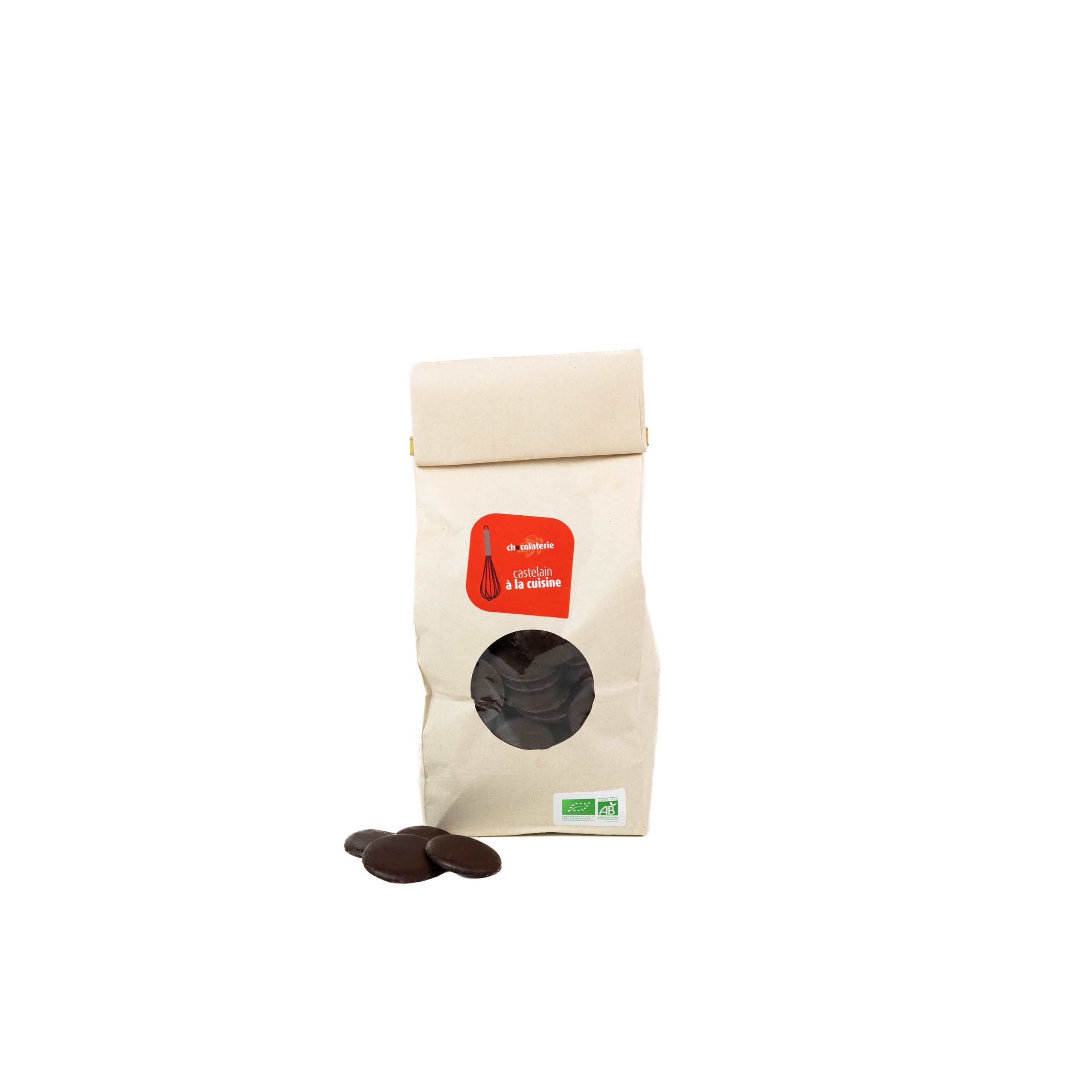 chocolaterie-castelain-la-cuisine-pistoles-chocolat-noir-71-500g image 2