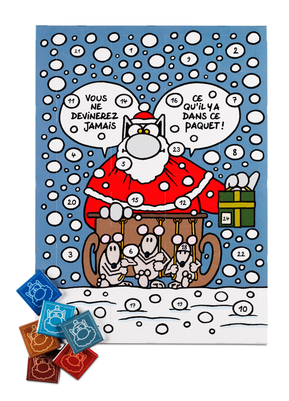 dolfin-le-chat-calendrier-de-l-avent-chocolat-6-saveurs image 1