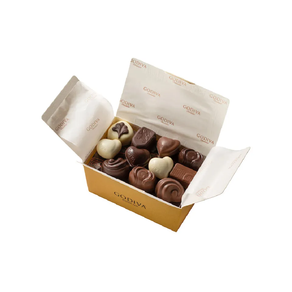 godiva-gold-ballotin-bo-te-chocolats-assortis-350g-pralin image 1