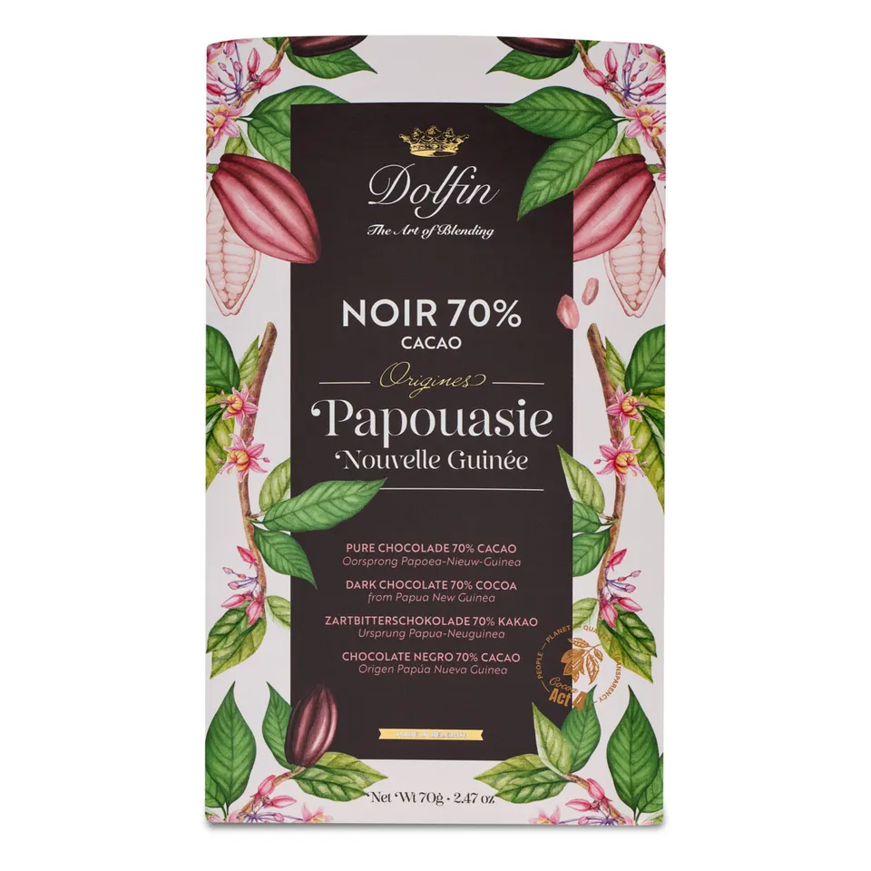dolfin-collection-origines-papouasie-tablette-chocolat-noir-70 image 1