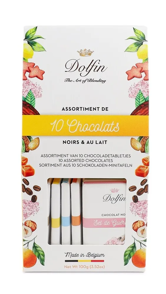 dolfin-carr-s-bo-te-10-mini-tablettes-lait-et-noir image 1
