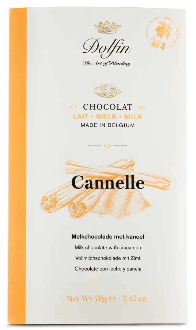 dolfin-collection-cannelle-tablette-chocolat-au-lait-cannelle-37 image 1