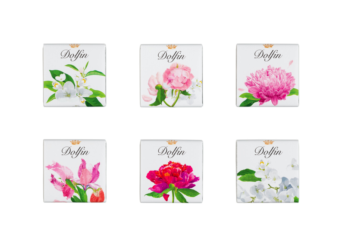 dolfin-fleurs-carr-s-chocolat-assortiment-9-napolitains-lait-noir image 2