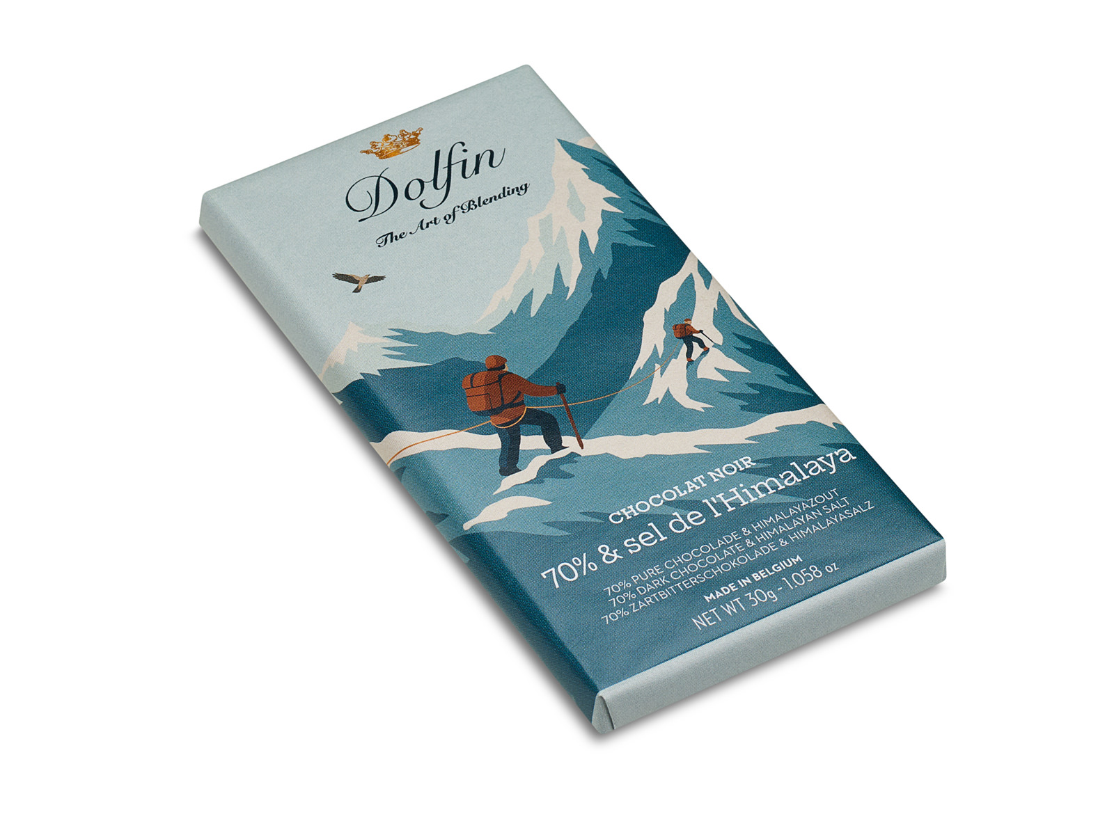 dolfin-vintage-winter-70-cacao-sel-himalaya-tablette-30g image 2